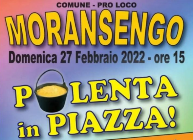 Moransengo | Polenta in piazza! - edizione 2022